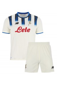Atalanta Jalkapallovaatteet Lasten Vieraspeliasu 2025-26 Lyhythihainen (+ Lyhyet housut)